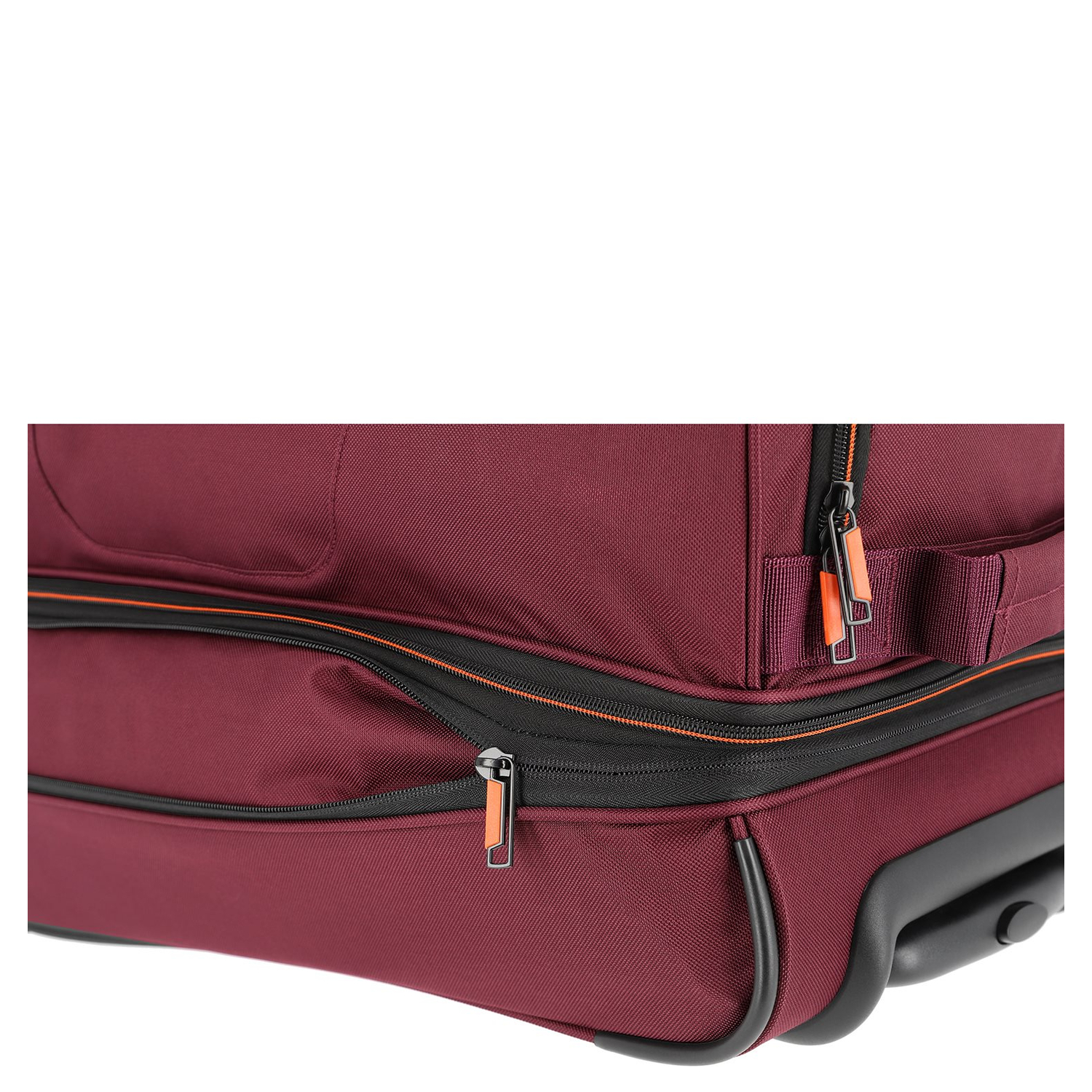 Travelite Basics Wheeled Duffle 55 Expandable dark red