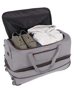 Travelite Basics Wheeled Duffle 70 Expandable grey