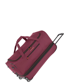 Travelite Basics Wheeled Duffle 70 Expandable dark red