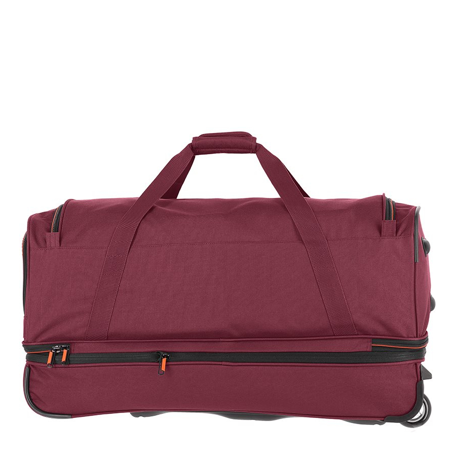 Travelite Basics Wheeled Duffle 70 Expandable dark red