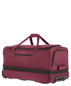 Travelite Basics Wheeled Duffle 70 Expandable dark red