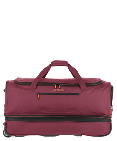 Travelite Basics Wheeled Duffle 70 Expandable dark red