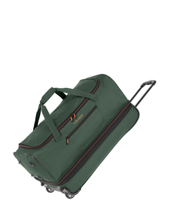Travelite Basics Wheeled Duffle 70 Expandable dark green