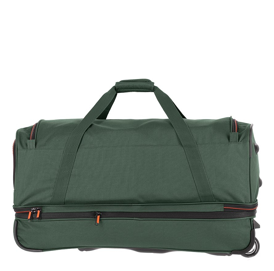 Travelite Basics Wheeled Duffle 70 Expandable dark green
