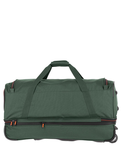 Travelite Basics Wheeled Duffle 70 Expandable dark green