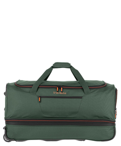 Travelite Basics Wheeled Duffle 70 Expandable dark green