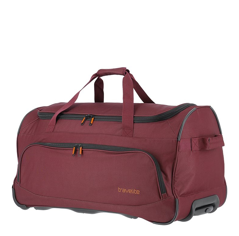 Travelite Basics Fresh Trolley Travel Bag 71 dark red
