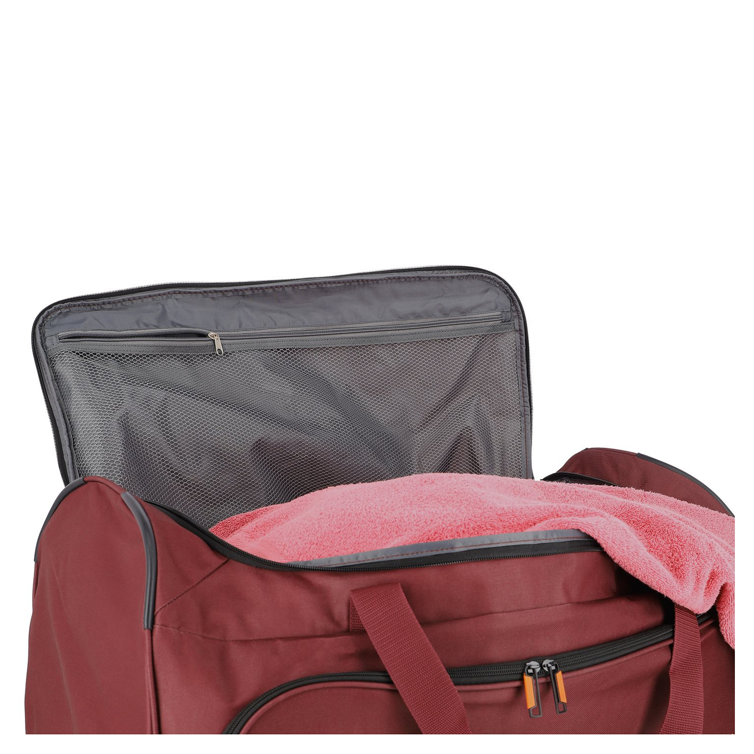 Travelite Basics Fresh Trolley Travel Bag 71 dark red