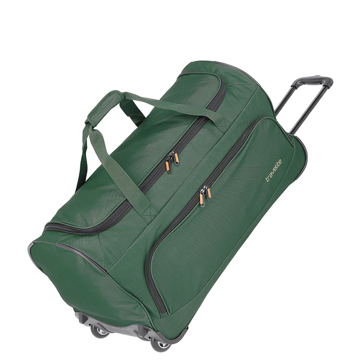 Travelite Basics Fresh Trolley Travel Bag 71 dark green