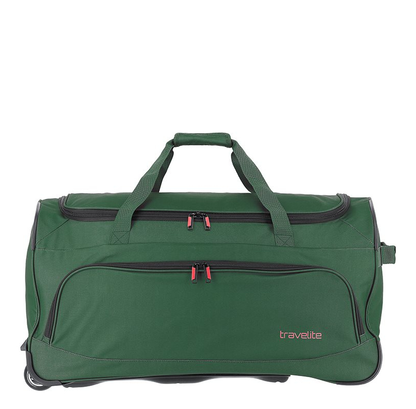 Travelite Basics Fresh Trolley Travel Bag 71 dark green