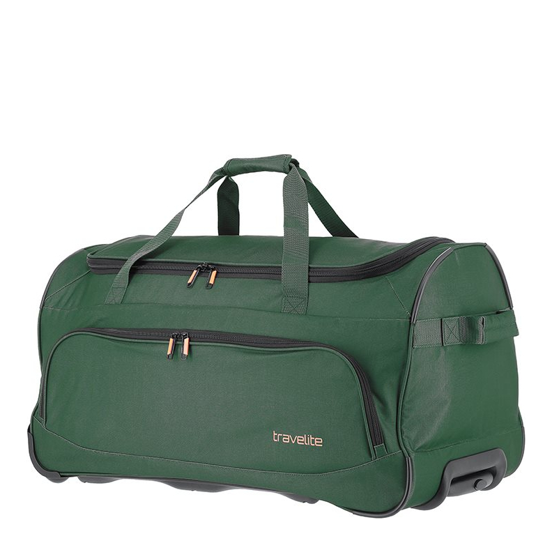 Travelite Basics Fresh Trolley Travel Bag 71 dark green
