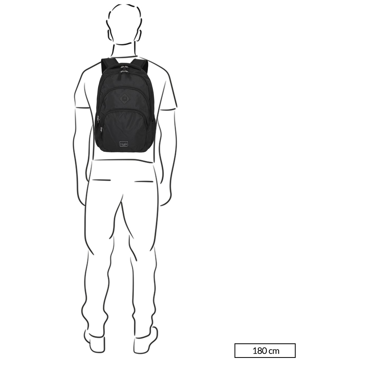 Travelite Basics Backpack Melange black