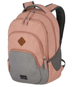 Travelite Basics Backpack Melange rose/grey