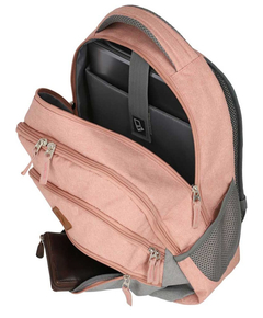 Travelite Basics Backpack Melange rose/grey