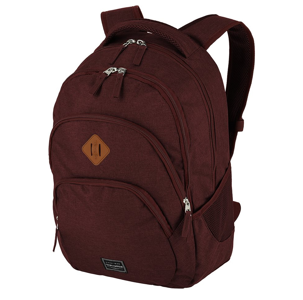 Travelite Basics Backpack Melange bordeaux