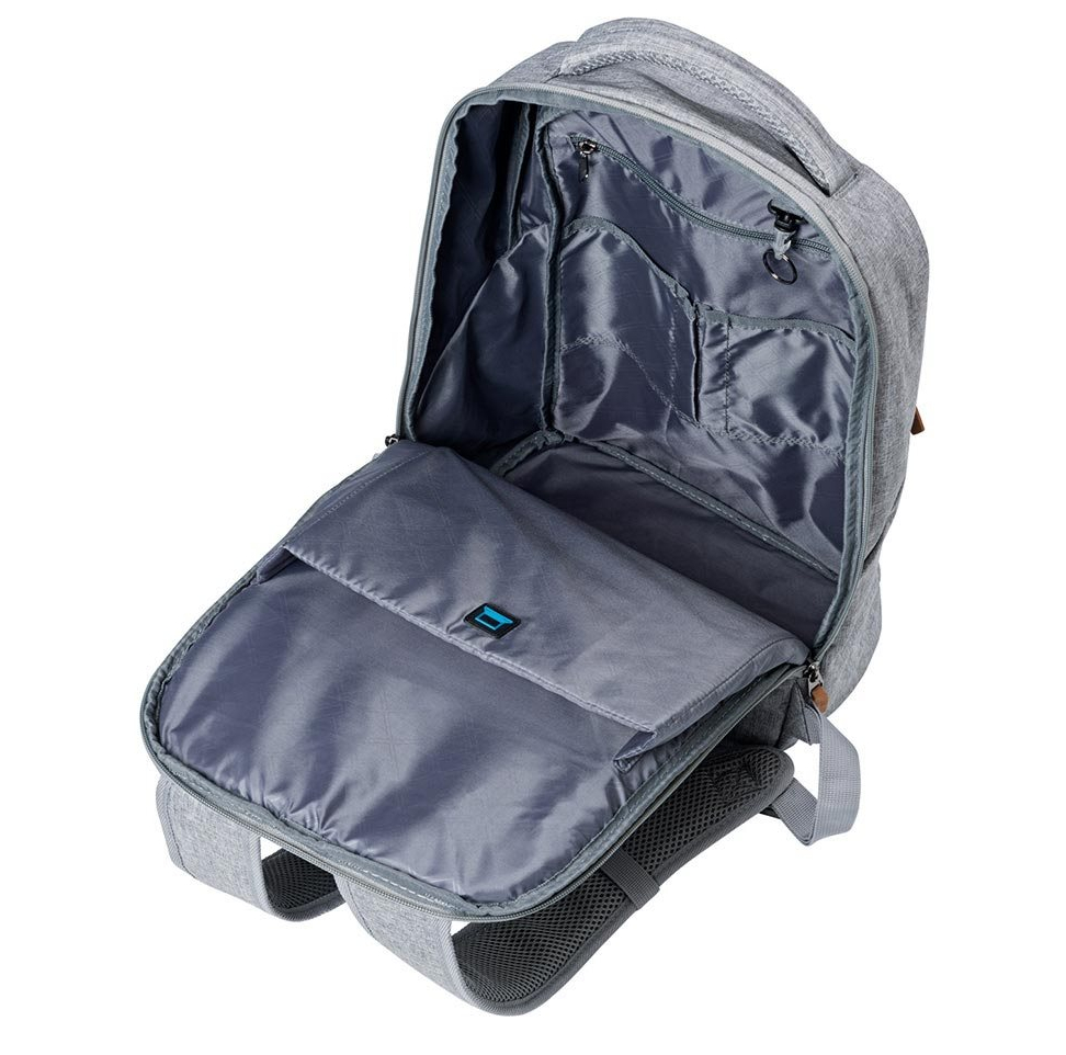 Travelite Basics Safety Backpack light grey