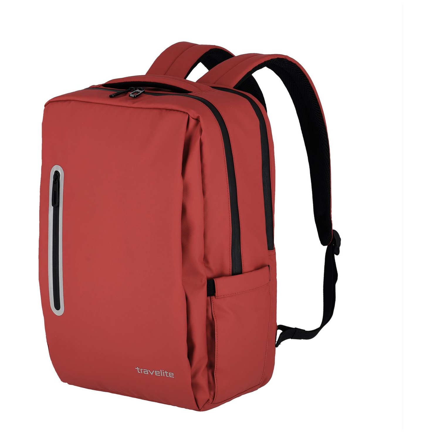Travelite Basics Boxy Backpack red