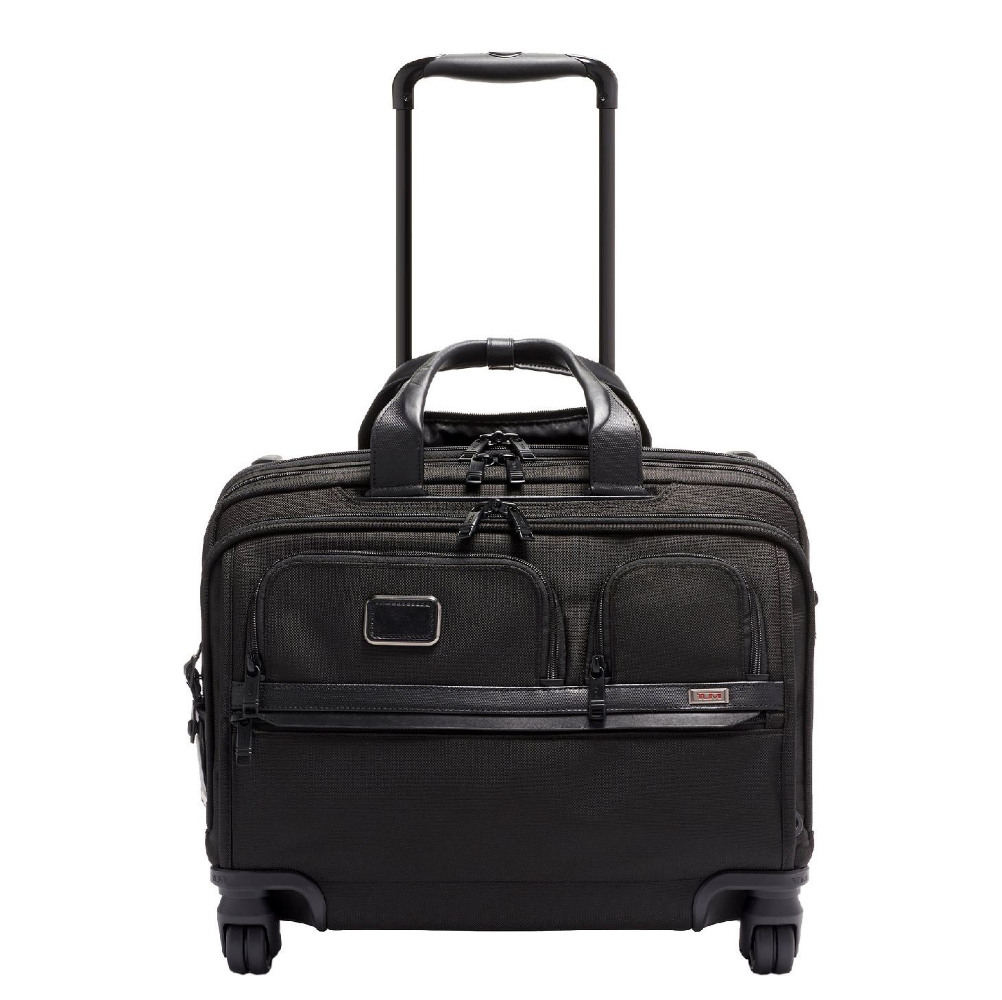 Tumi Alpha DLX 4 Wheel Laptop Briefcase Black