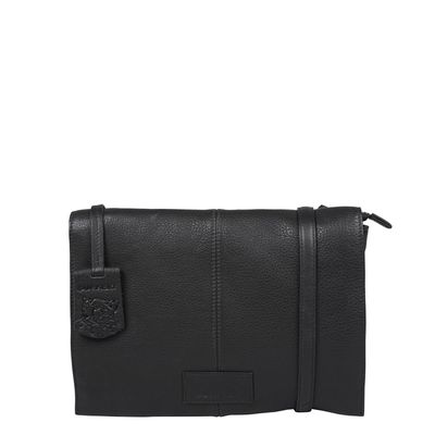 Burkely Soft Skylar Double Pocket Flap black