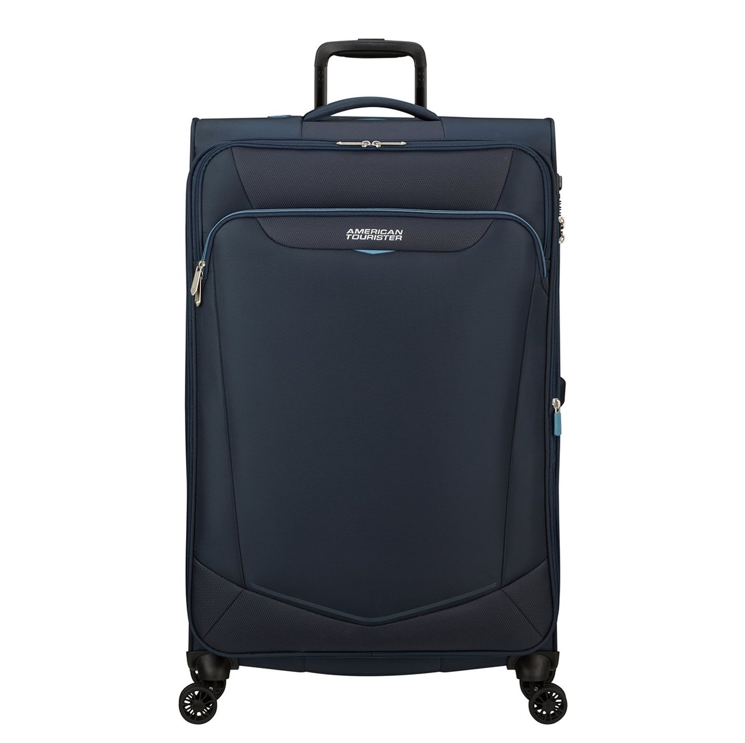 American Tourister Summerride Spinner L Exp navy Zachte koffer