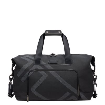TUMI Alpha Double Expansion Satchel reflective TUMI jacquard
