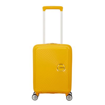 American Tourister Soundbox Mini Spinner 47 golden yellow