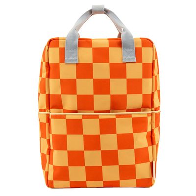 Sticky Lemon Farmhouse Backpack Large Checkerboard pear jam - ladybird red