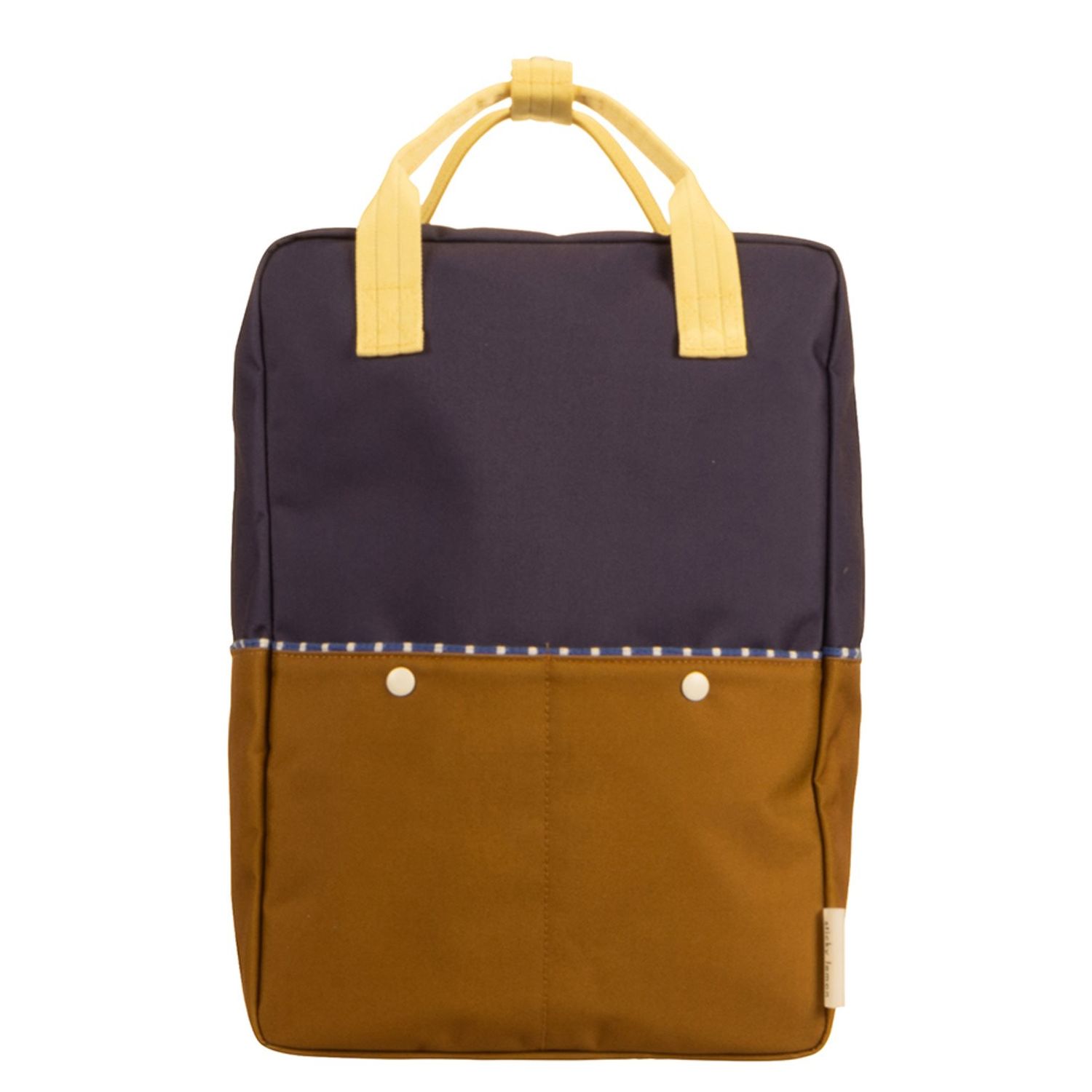 Sticky Lemon Colourblocking rugzak geel en multicolor