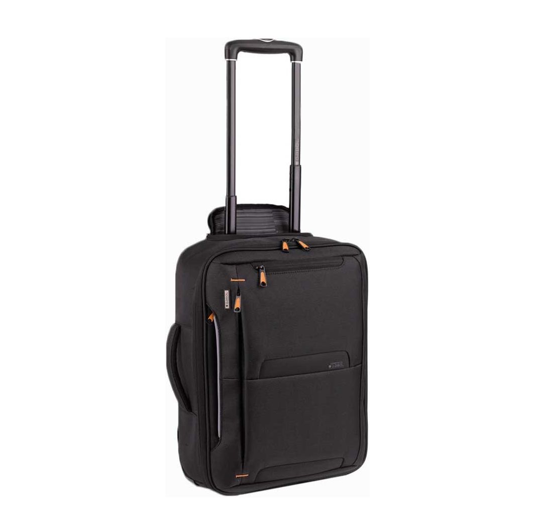 Gabol - Piloto Roma - handbagage laptop rugzaktrolley - zwart