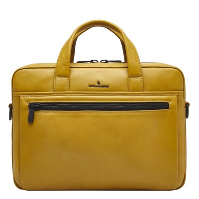 Castelijn & Beerens Nappa X Charlie Laptop / Tablet Tas 15.6'' geel