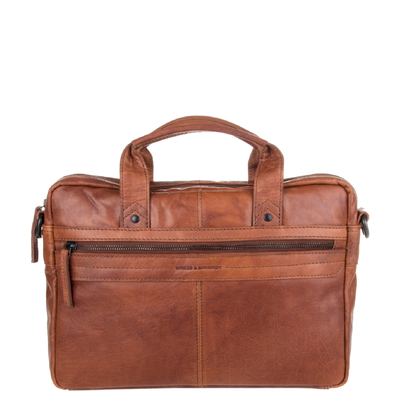 Spikes & Sparrow Briefcase brandy