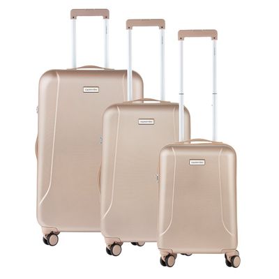 CarryOn Skyhopper Trolleyset 3pcs TSA champagne