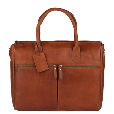 Burkely Vintage Valerie Laptop Bag 15" cognac