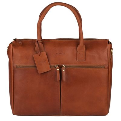 Burkely Vintage Valerie Laptop Bag 15" cognac