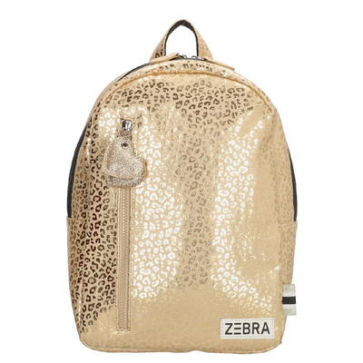 Zebra Trends Girls Leopard Rugzak goud