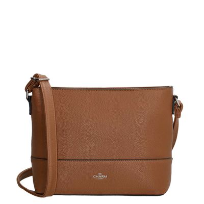 Charm London Stratford Schoudertas midbrown