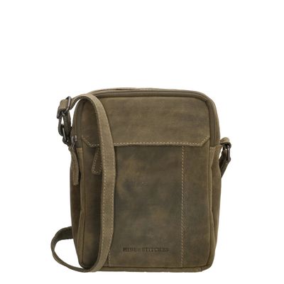 Hide & Stitches Idaho Harmony Schoudertas olijfgroen