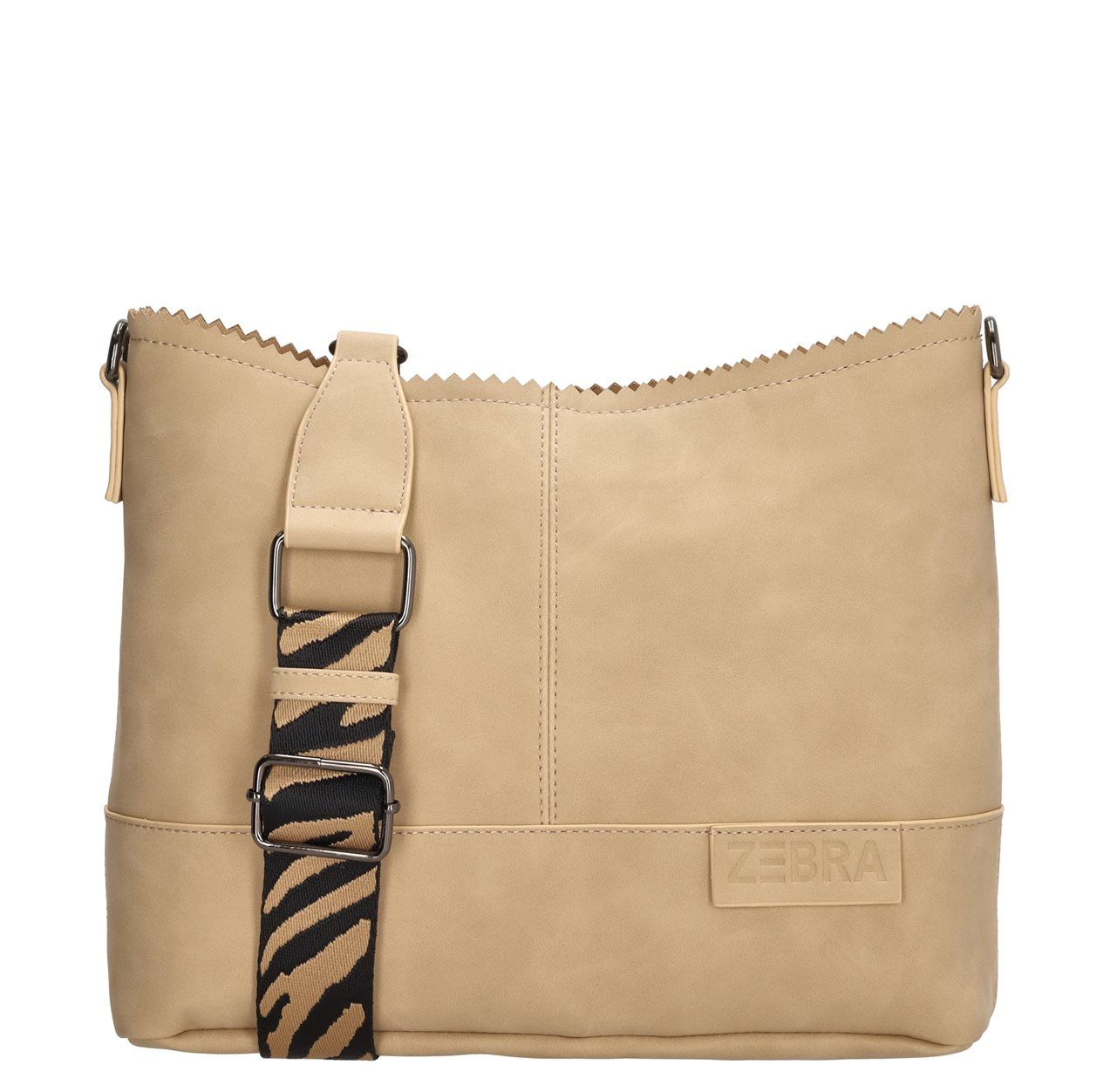 Zebra Trends Merel crossbodytas bruin en beige