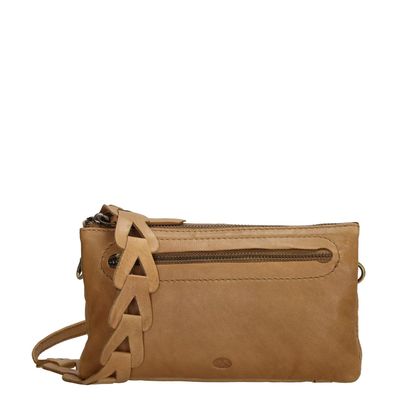 Hide & Stitches Daydreamer Clutch zand