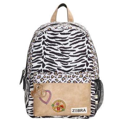 Zebra Trends Olivia Rugzak wit-beige