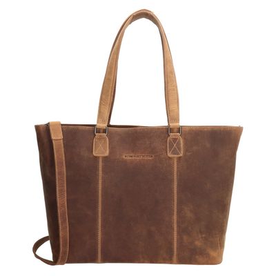 Hide & Stitches Idaho Ripple Handtas bruin