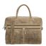 Hide & Stitches Idaho Enchant Laptoptas donkerzand