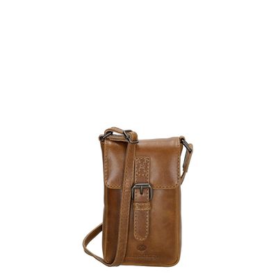 Hide & Stitches Porto Telefoontasje bruin