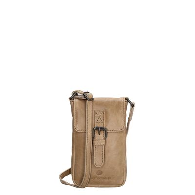 Hide & Stitches Porto Telefoontasje taupe