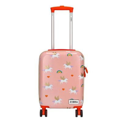 Zebra Trends Travel Kinderkoffer roze