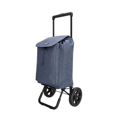 Beagles Shop & Go Cartease Boodschappentrolley blauw