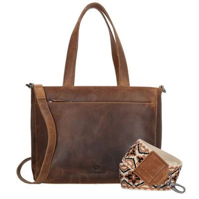 Hide & Stitches Next Navajo Handbag brown