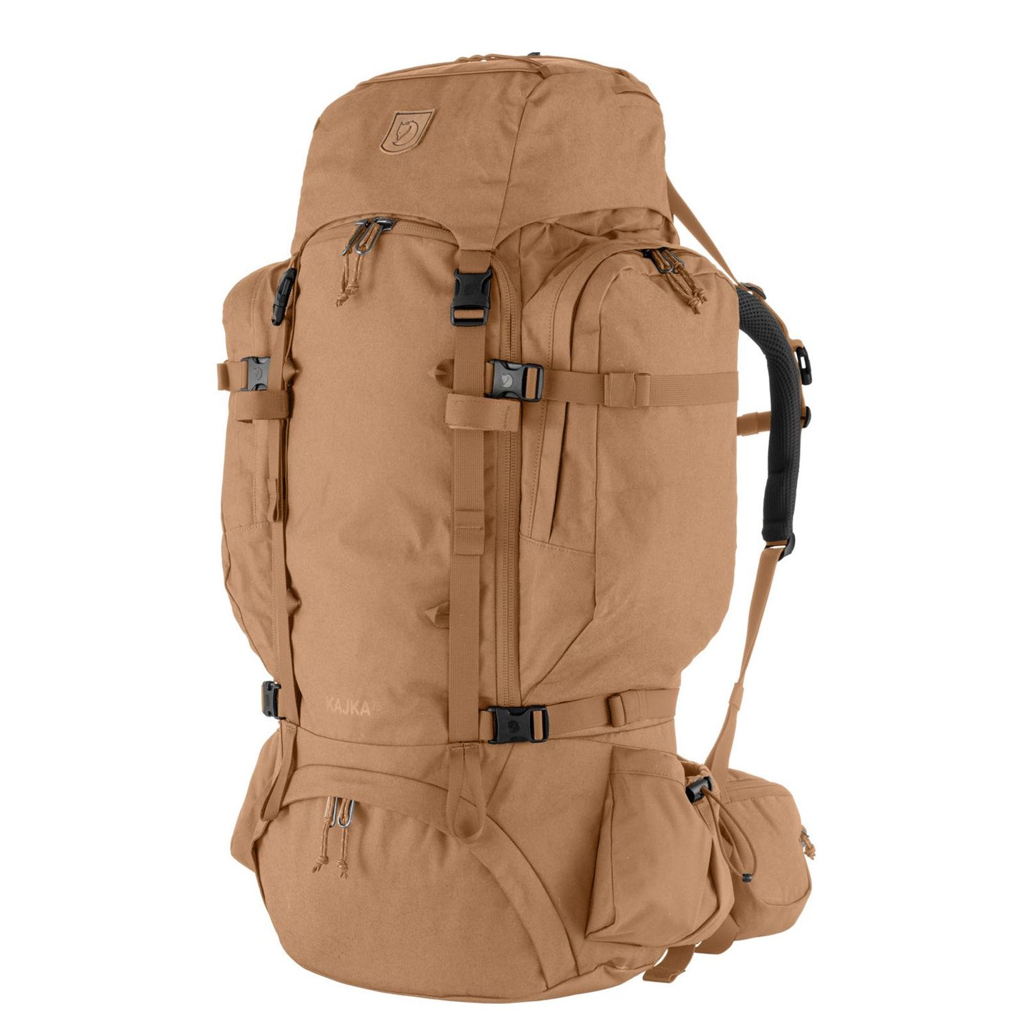 Fjällräven Kajka rugzak khaki, grijs en taupe