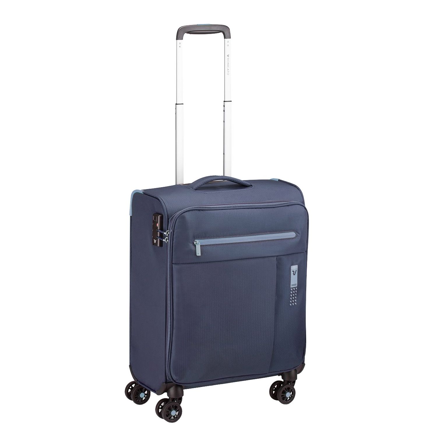 Roncato Lite Soft 4 Wheel Cabin Trolley blu navy