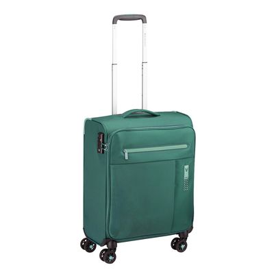 Roncato Lite Soft 4 Wheel Cabin Trolley verde bottiglia